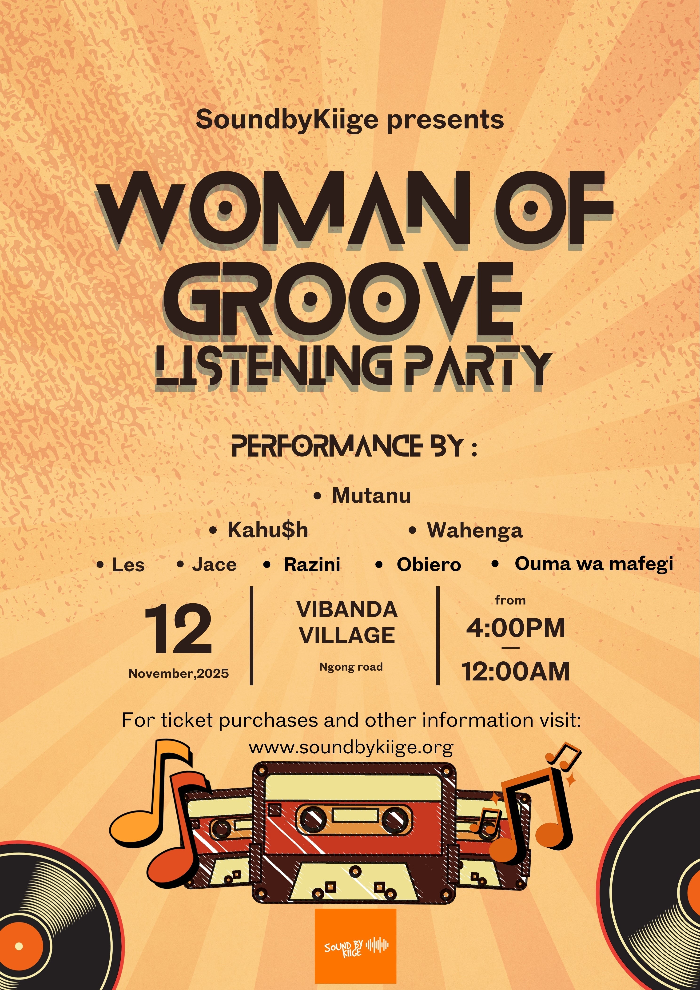 Woman of Groove EP - Listening party